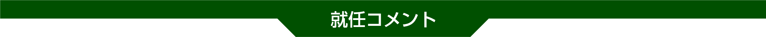 就任コメント
