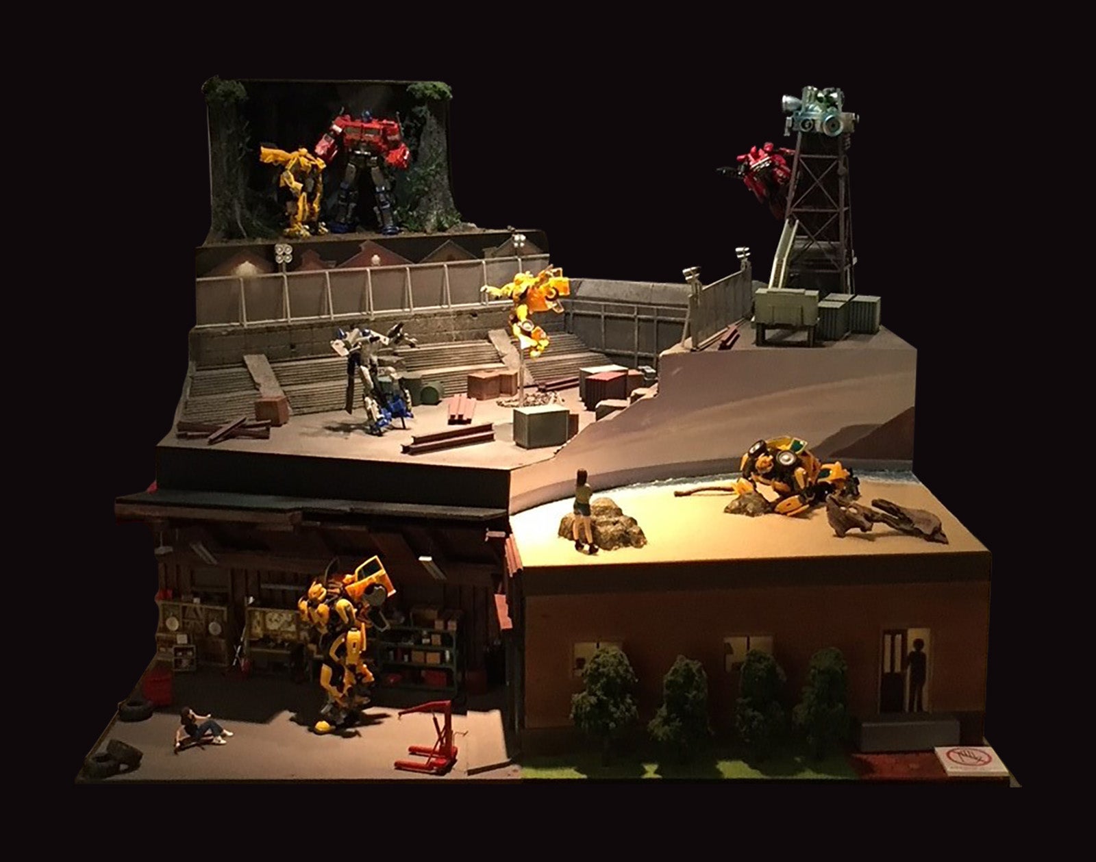 バンブルビー ジオラマ